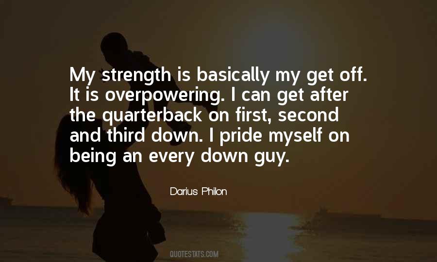 Being Overpowering Quotes #727719