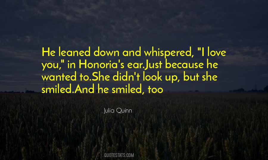 She Smiled Quotes #1766894