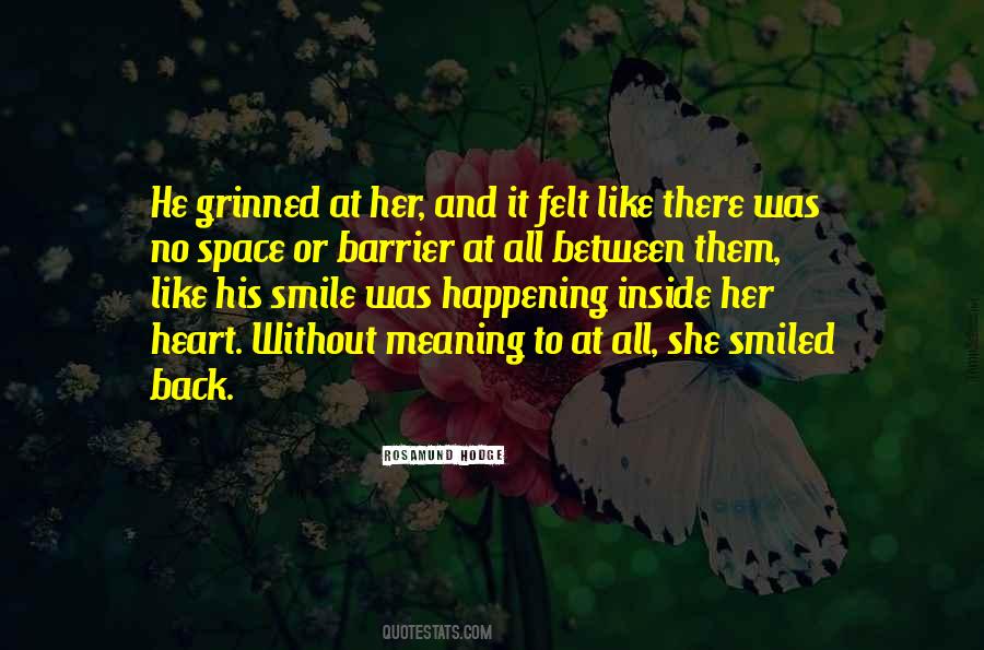 She Smiled Quotes #1840948