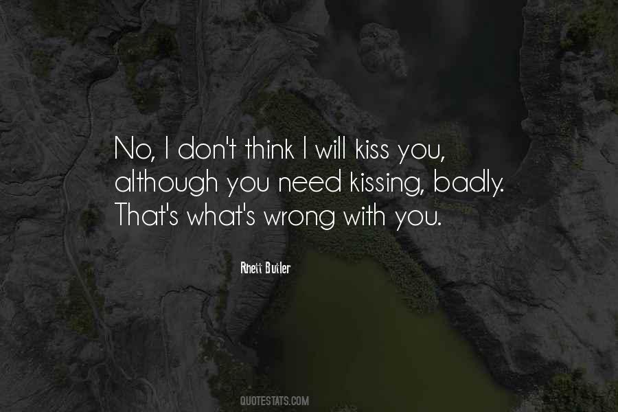 No Kissing Quotes #186637