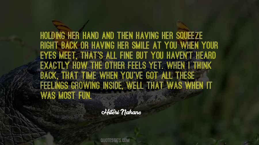 Holding Your Hand Quotes #1214923