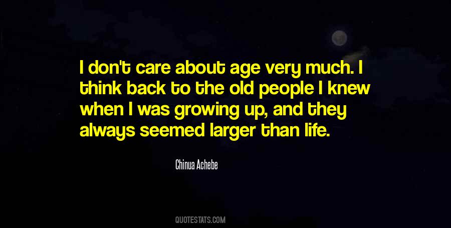 The Old People Quotes #1595812