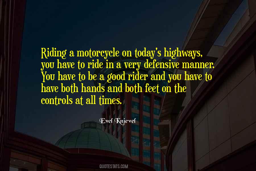 Quotes About Motorcycle Riding #1531845