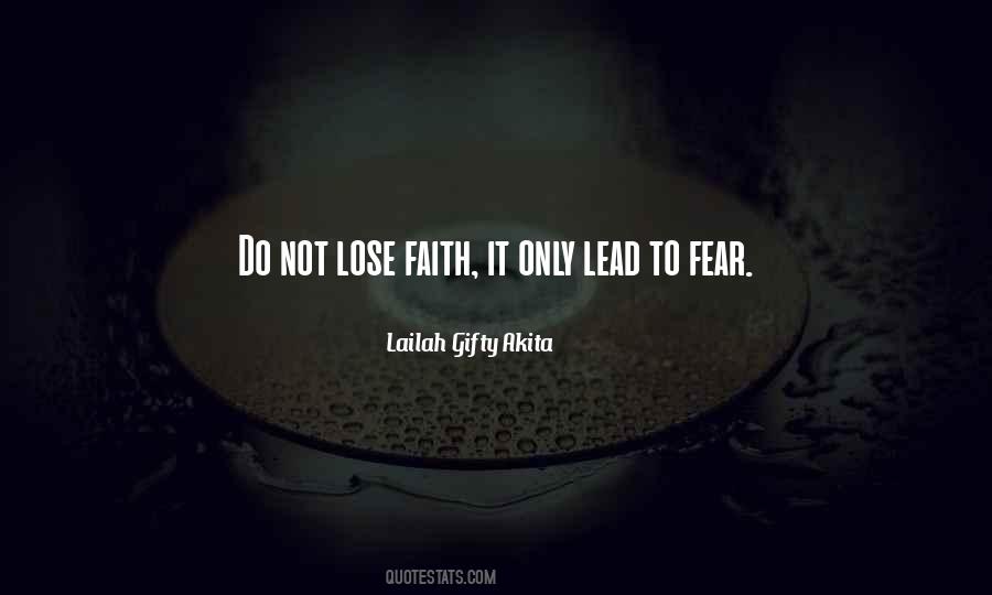 Lose Faith Quotes #1808800