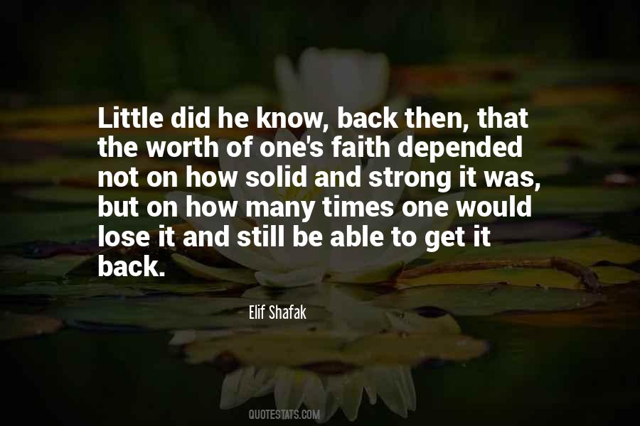 Lose Faith Quotes #265040