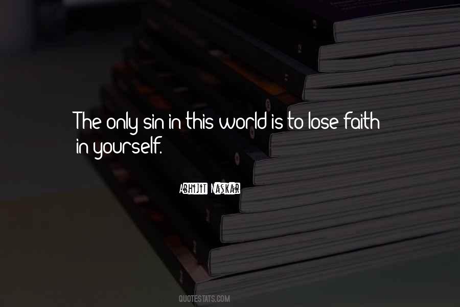 Lose Faith Quotes #597476