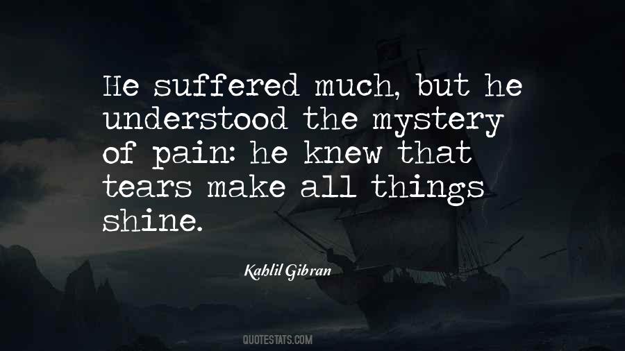 Pain Of The Misery Quotes #1317911