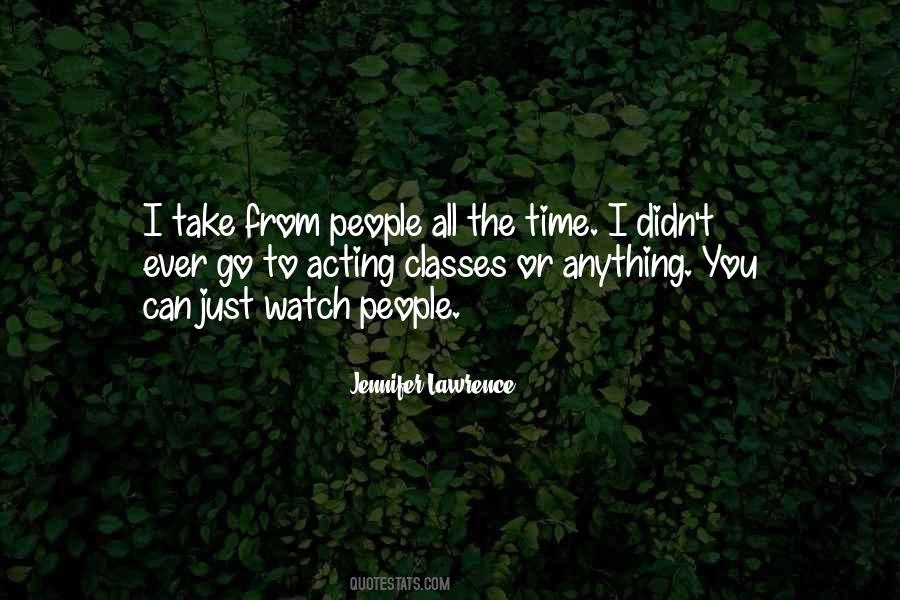 Acting Classes Quotes #634095