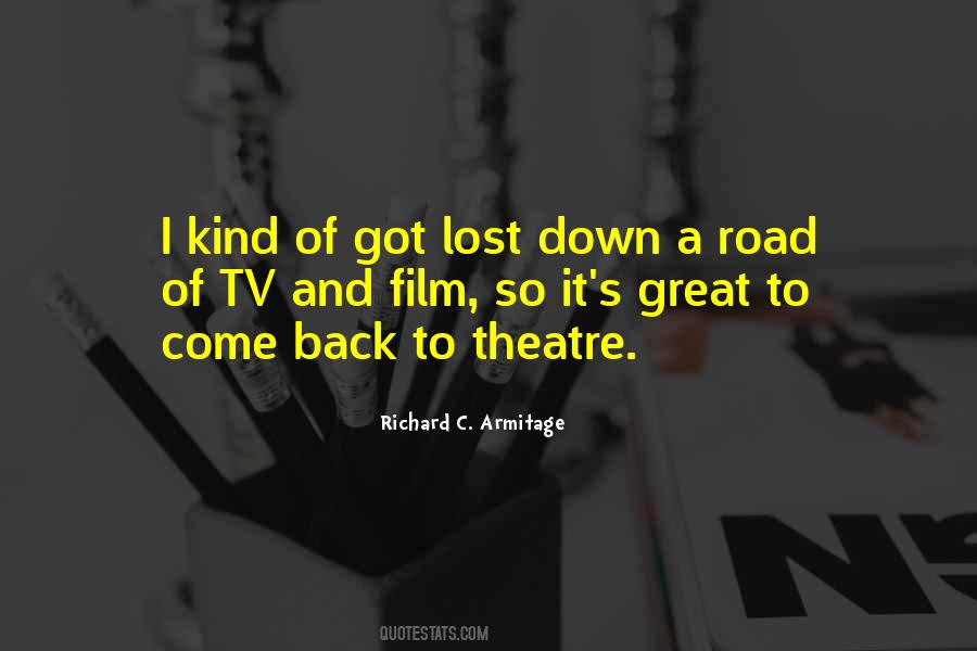 Road Theatre Quotes #811465
