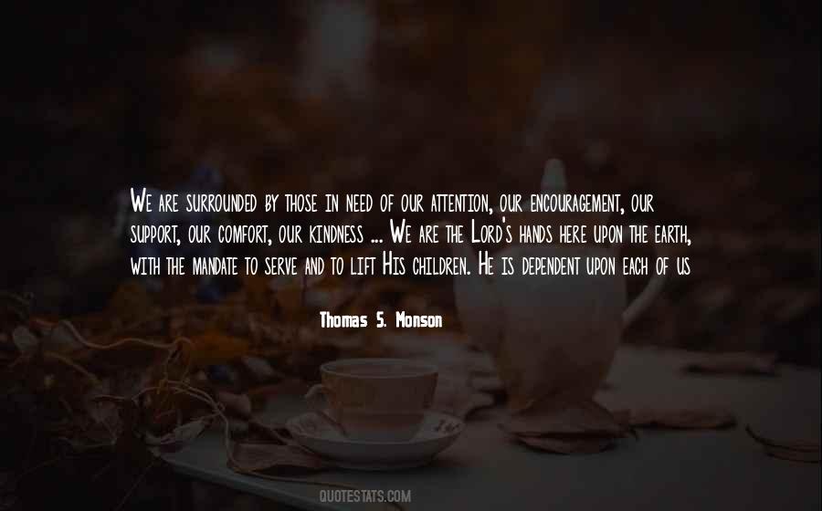 Comfort And Support Quotes #1559780