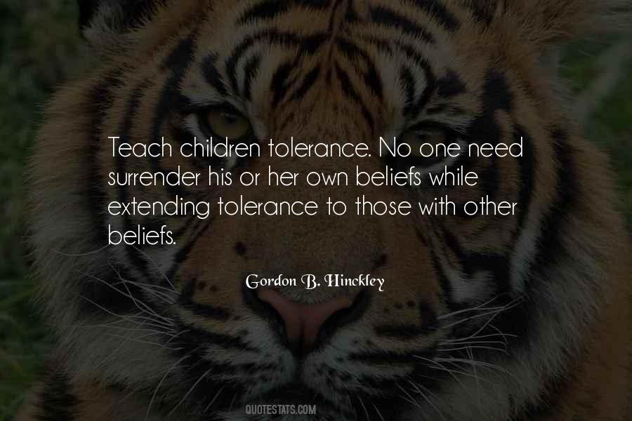 No Tolerance Quotes #1635930