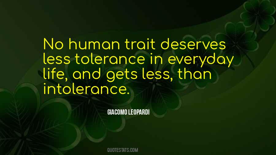 No Tolerance Quotes #253527