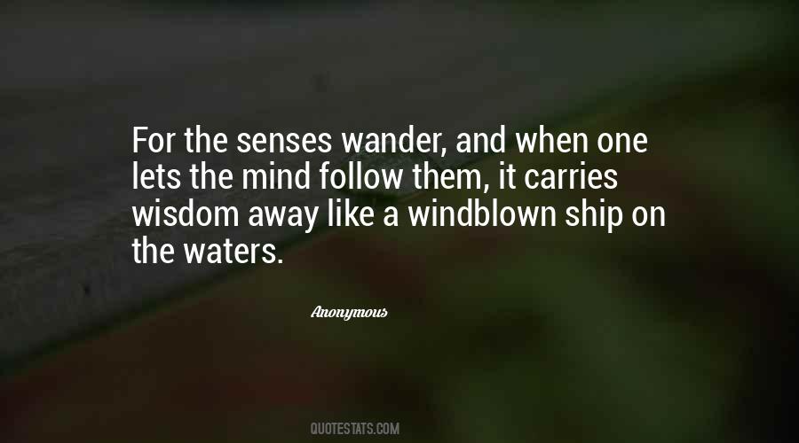 Wander Away Quotes #90987