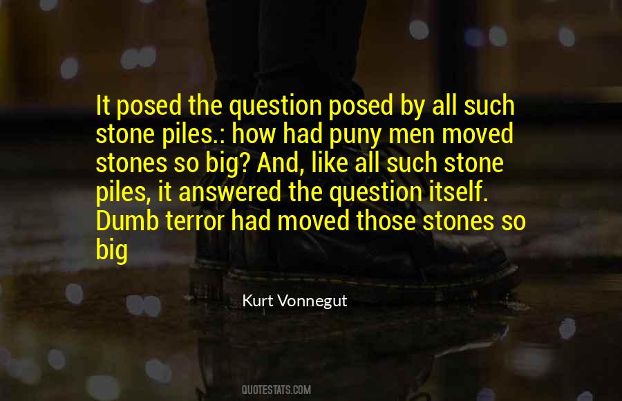 Posed The Question Quotes #474496