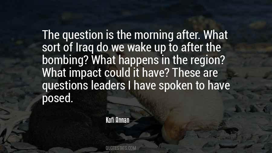 Posed The Question Quotes #501269