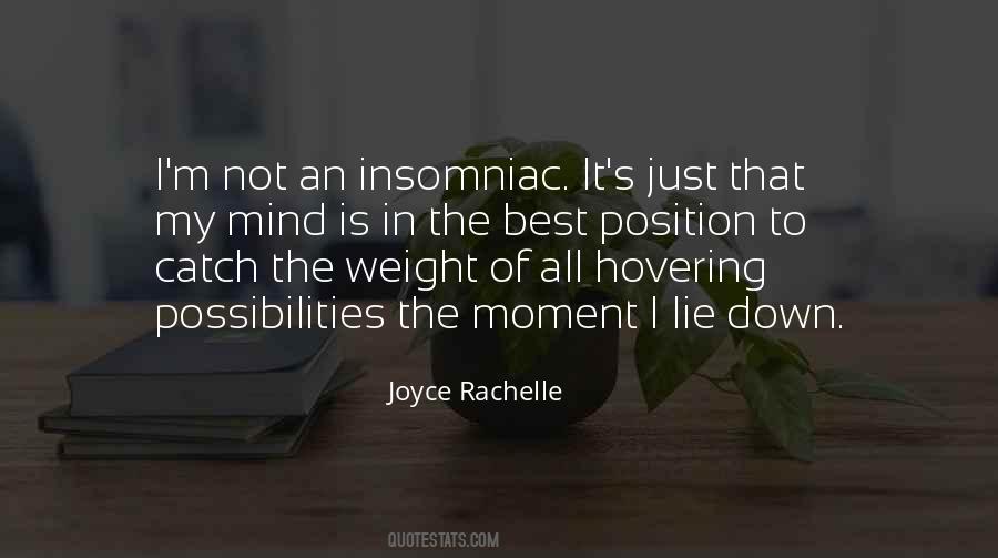 Insomnia Thinking Quotes #1576242