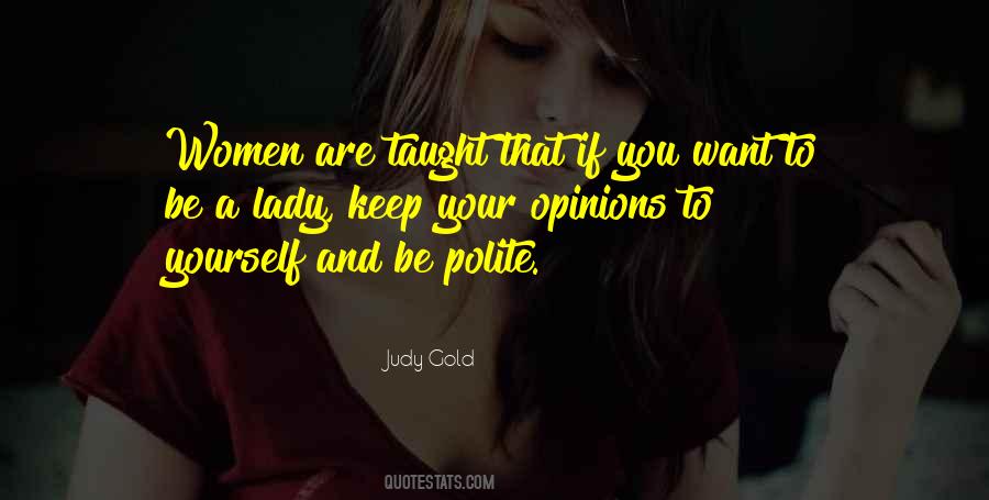 Be Polite Quotes #1532191