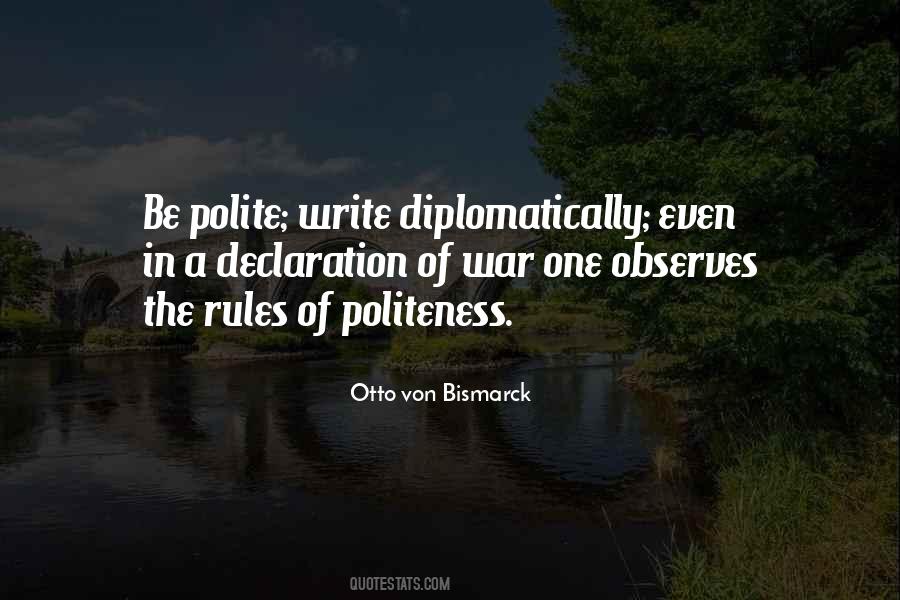 Be Polite Quotes #178132
