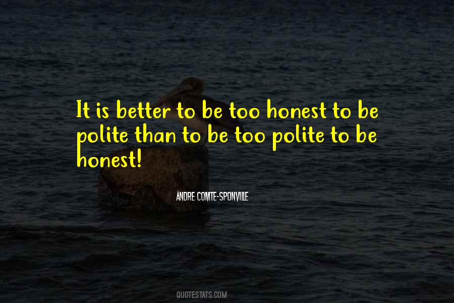 Be Polite Quotes #395175