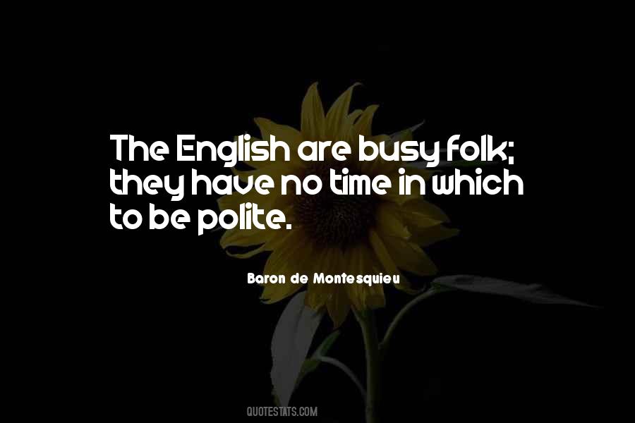 Be Polite Quotes #483286