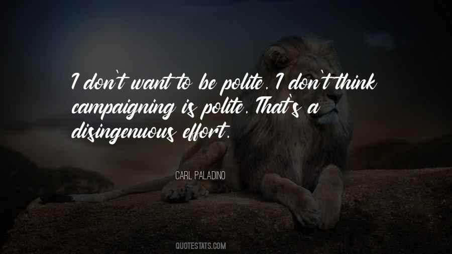 Be Polite Quotes #868714