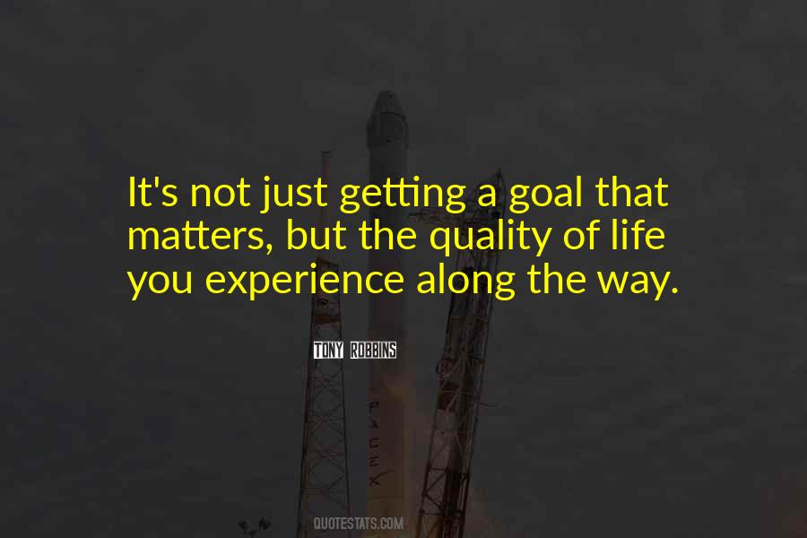 Experience That Matters Quotes #1519204