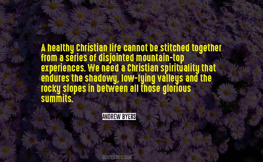 Top Of A Mountain Quotes #116917