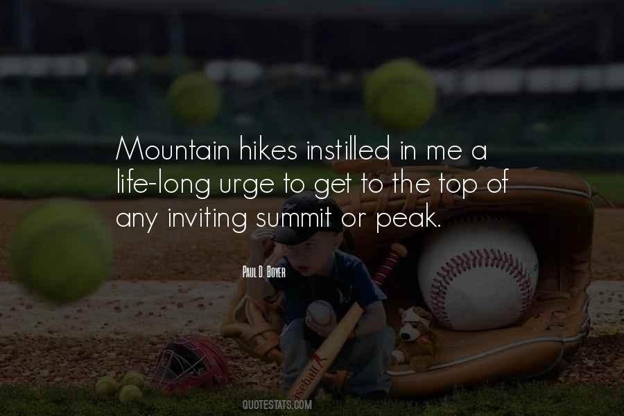 Top Of A Mountain Quotes #623060