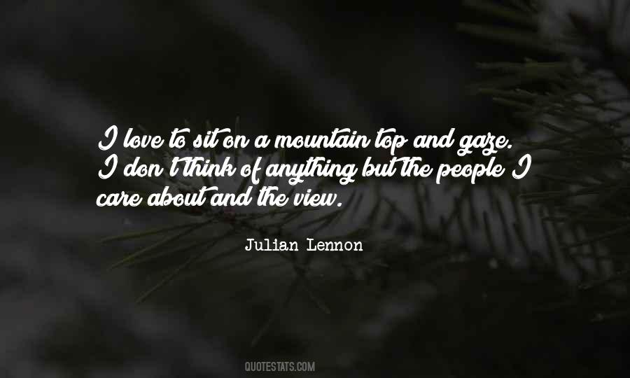 Top Of A Mountain Quotes #893338