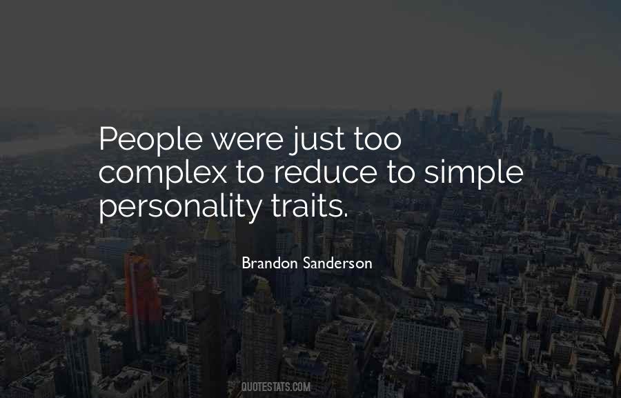 Simple Personality Quotes #1716100