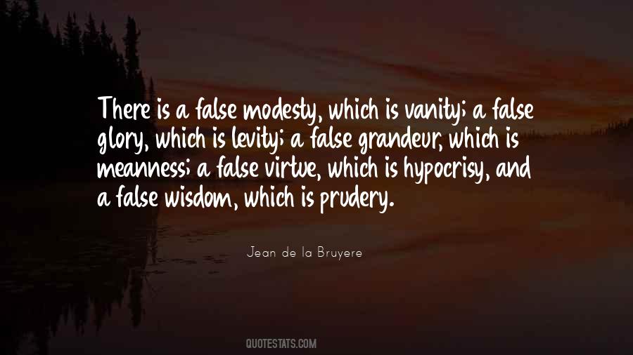 Virtue Of Modesty Quotes #1703015