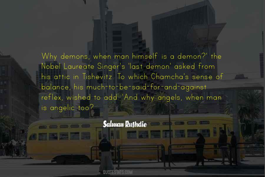 Demon Angelic Quotes #1358239