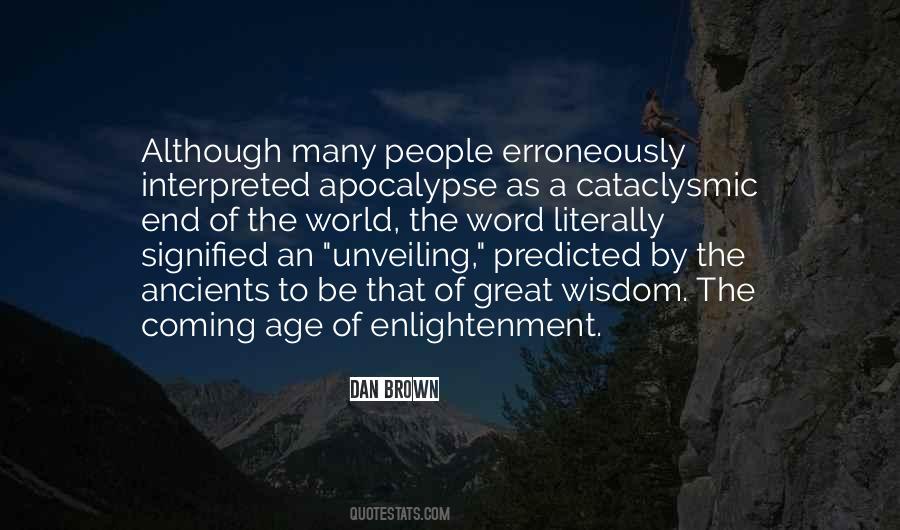 Apocalypse Great Quotes #835969