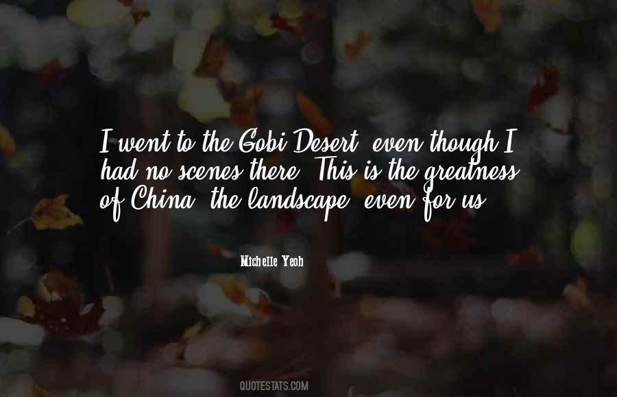 Desert Landscape Quotes #1504849