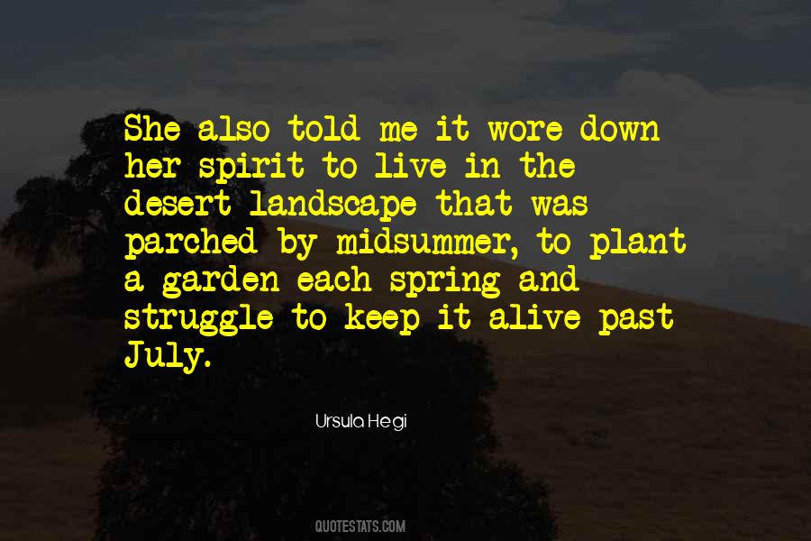 Desert Landscape Quotes #432598