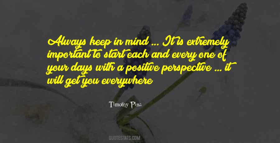 Positive Perspective Quotes #960005