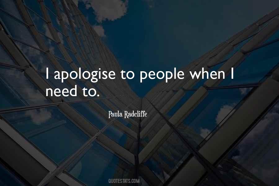 Apologise Quotes #1089203