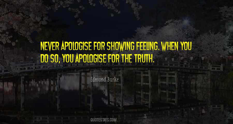 Apologise Quotes #1145278