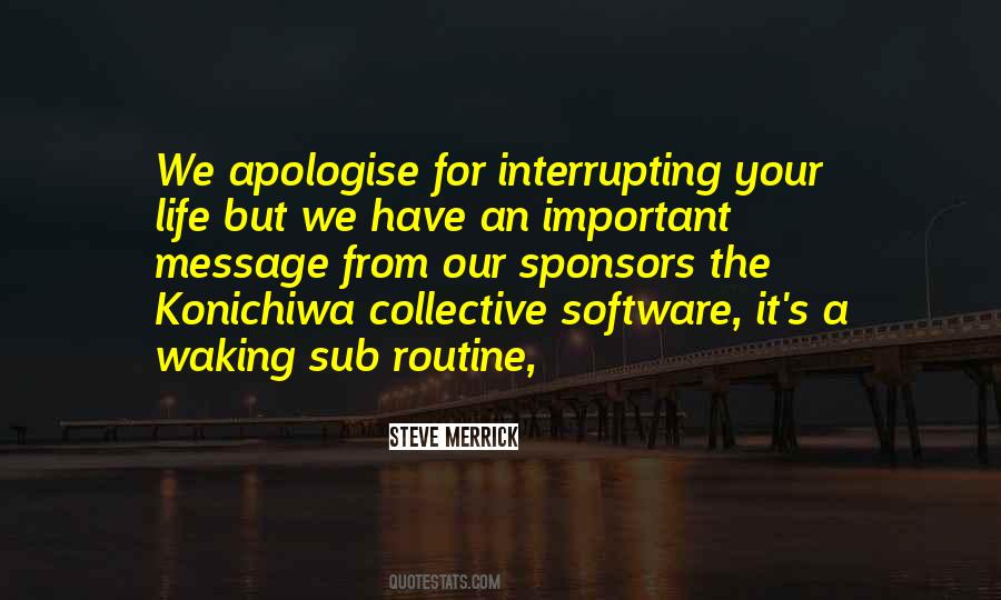 Apologise Quotes #312710