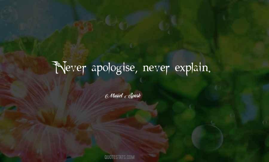 Apologise Quotes #562173