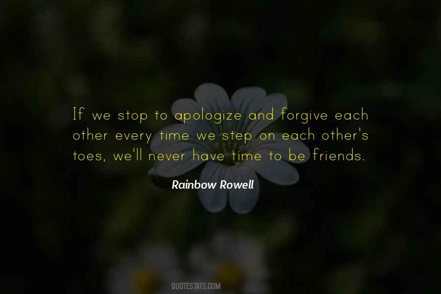 Apologize And Forgive Quotes #1705342