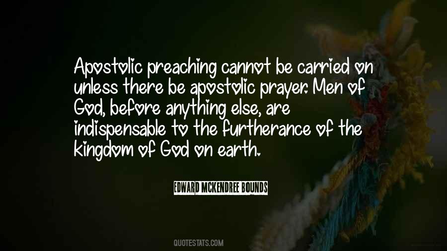 Apostolic Prayer Quotes #1353637