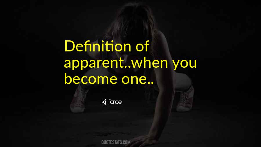 Apparent Quotes #1297547