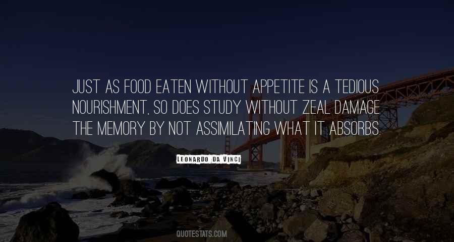 Appetite For Food Quotes #1397533