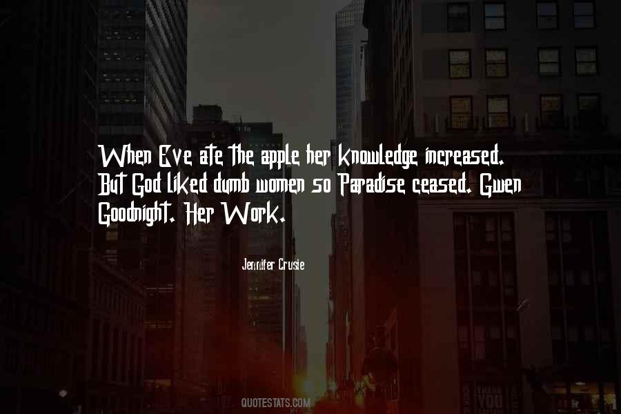 Apple And Eve Quotes #1777712