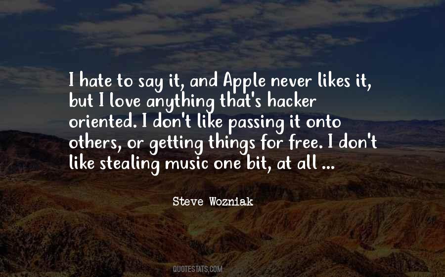 Apple And Love Quotes #592989