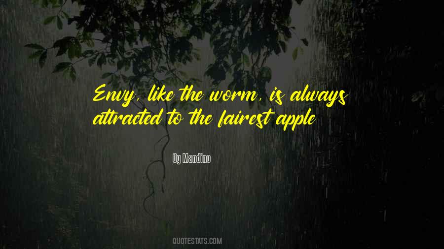 Apple And Worm Quotes #1773251