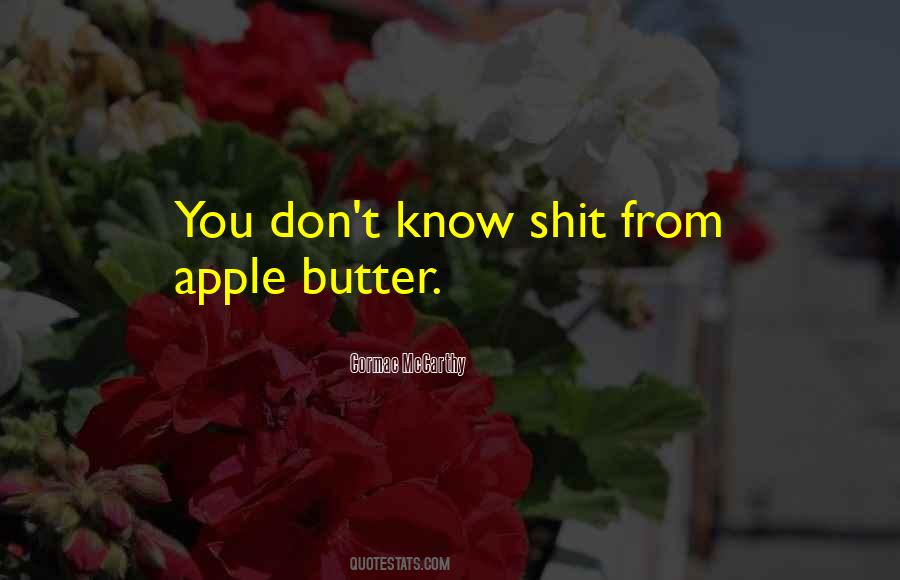 Apple Butter Quotes #1177939