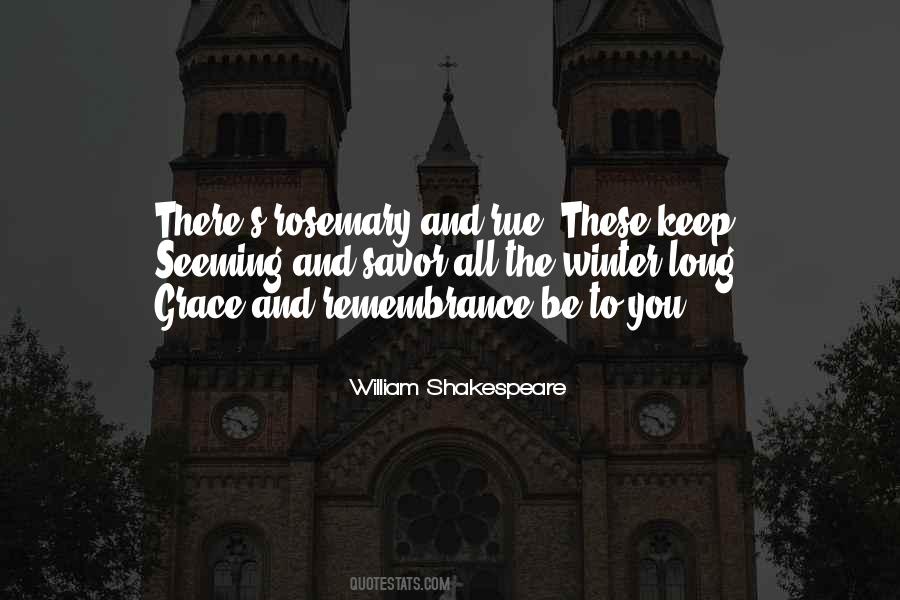 Rosemary Rue Quotes #1614825