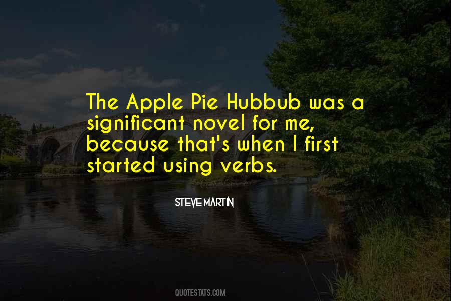 Apple To My Pie Quotes #612671